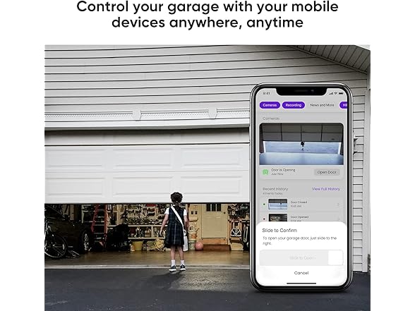 OCCHI Smart Garage Door Opener Remote & Camera