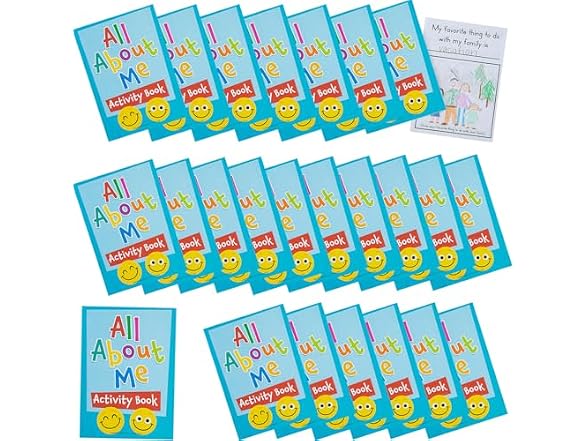 Fun Express 5" X 7" Pg. All About Me Books