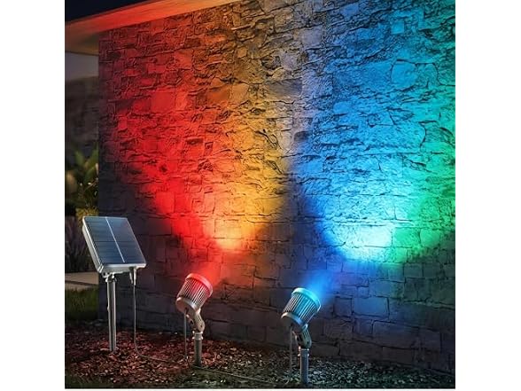 LightSeek 2-in-1 Color Solar Spotlights