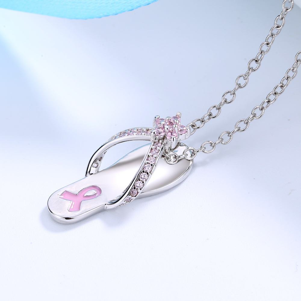 Breast Cancer Awareness Necklace - Gallery 4