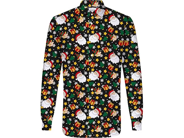 Suitmeister Men (L) Christmas Dress Shirt