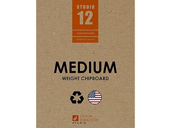 Medium Weight Chipboard Sheets. STUDIO 12