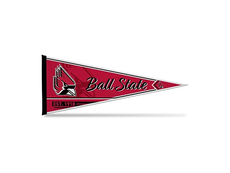 Rico Industries NCAA Ball State Cardinals Classic 12" x 30" Felt Wall Décor Pennant - Great for Home/Bed Room/Man Cave Décor