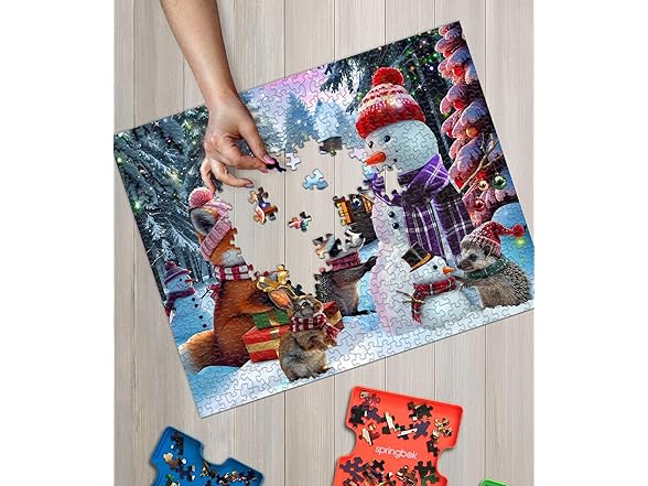 Springbok Christmas Critters 500 Piece Puzzle