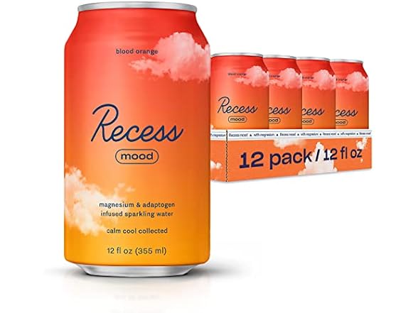 Recess Blood Orange Magnesium, 12pk