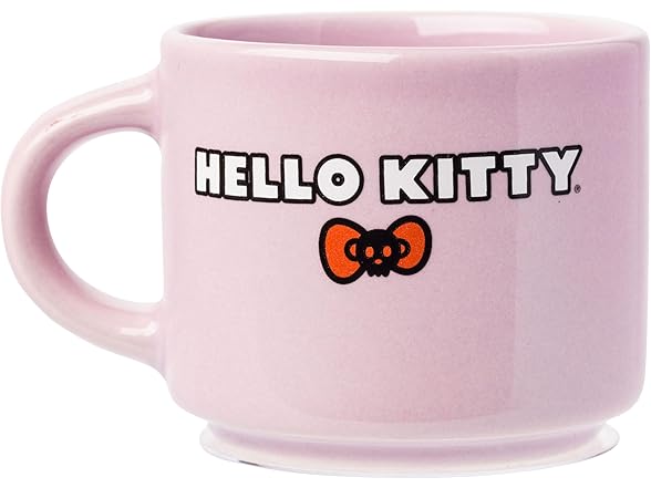 Hello Kitty Halloween 4Pk Mug Set w/Rack