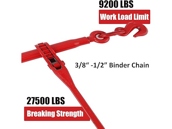 3/8"-1/2" Chain Binder with Chains