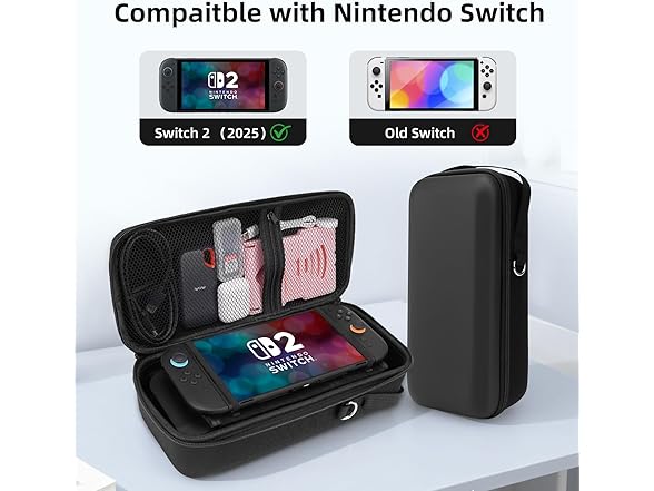 FIWWAT Nintendo Switch 2 Carrying Case