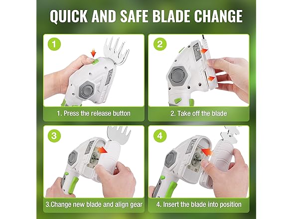 WORKPRO 7.2V 2 in 1 Grass Shear Trimmer