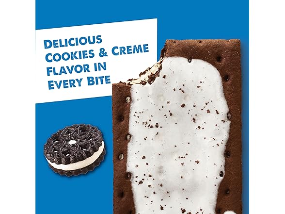 12CT Pop-Tarts Toaster Pastries, Frosted Cookies & Creme