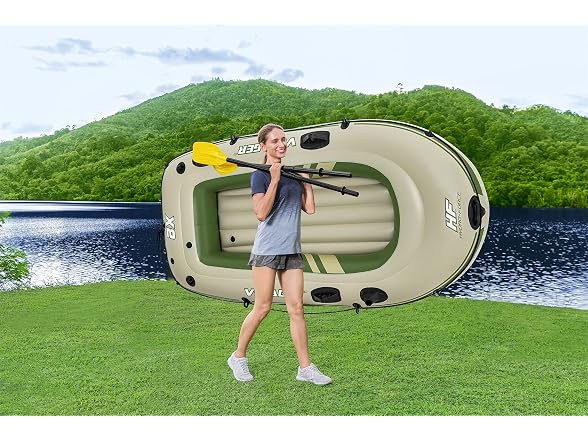 Hydro-Force Voyager X3 Inflatable Raft Set 9'8"