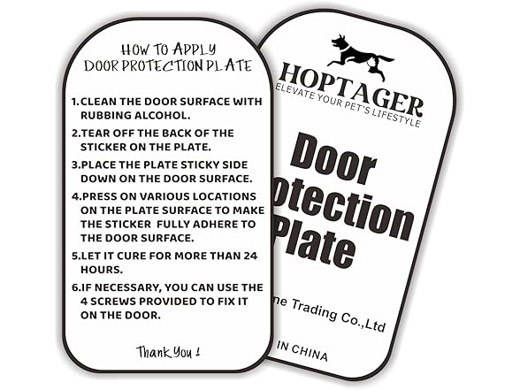 Door Protector Dog Scratch 6x22 Bronz