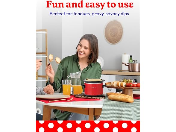 Betty Crocker 0.7-Quart Mini Slow Cooker