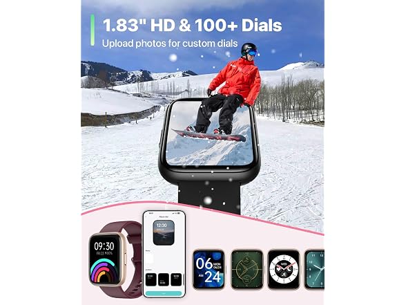 DIVElink Smart Watch- 1.83" HD