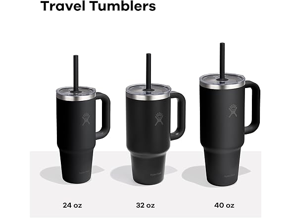 Hydro Flask 40oz Clear Lid Travel Tumbler - Harbor Blue