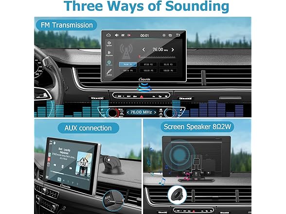 9" Wireless CarPlay Screen w/ GPS