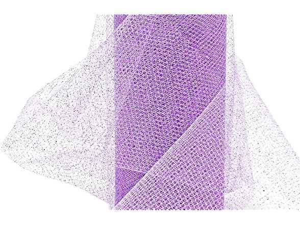 Evershine 54" x 10 Yards (30 ft) Glitter Fabric Tulle Bolt
