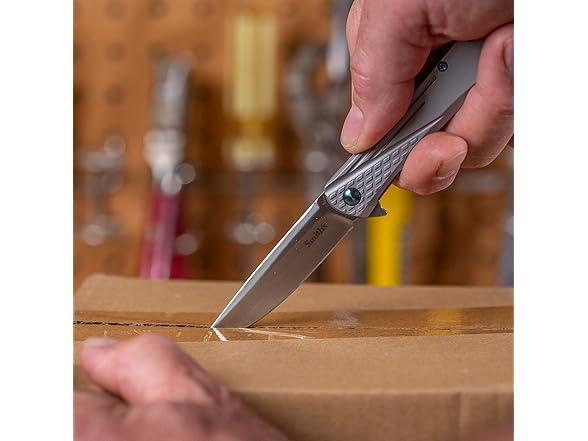 SMITH’S 3-Inch Folding Knife, Stonewash