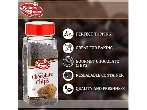 Bakers Choice Mini Choc Chips Non Dairy