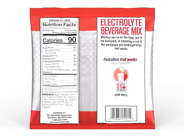 Sqwincher Electrolyte Powder, Assorted