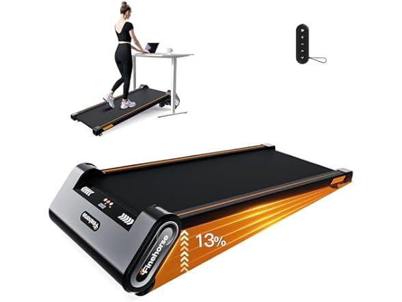 Walking Pad Treadmill with Auto Incline
