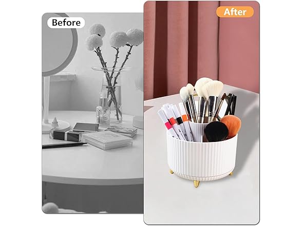 Desk Organizer Pen Holder, 5 Slots