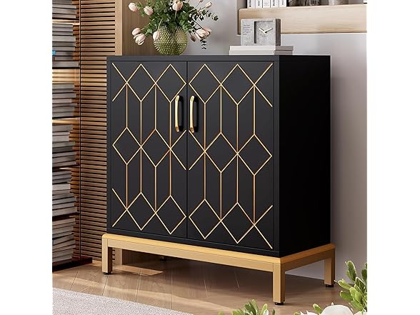 GAOMON Storage Cabinet, Black