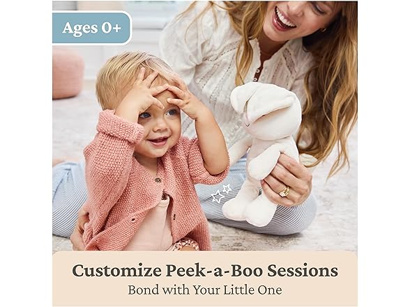 GUND Baby Peek-a-Boo Flora Bunny Plush