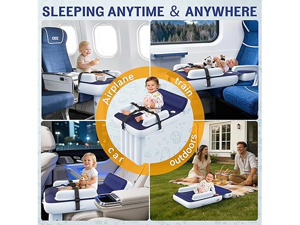 Deeteck Toddler Airplane Bed