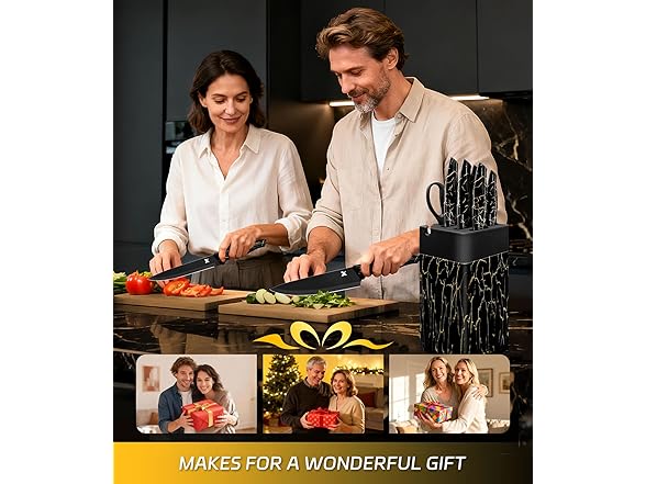 8 Pieces Kitchen Knife Block Sets