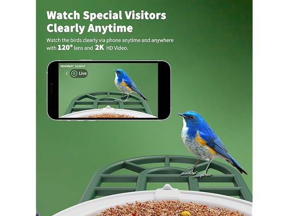 HARYMOR Bird Feeder with Camera