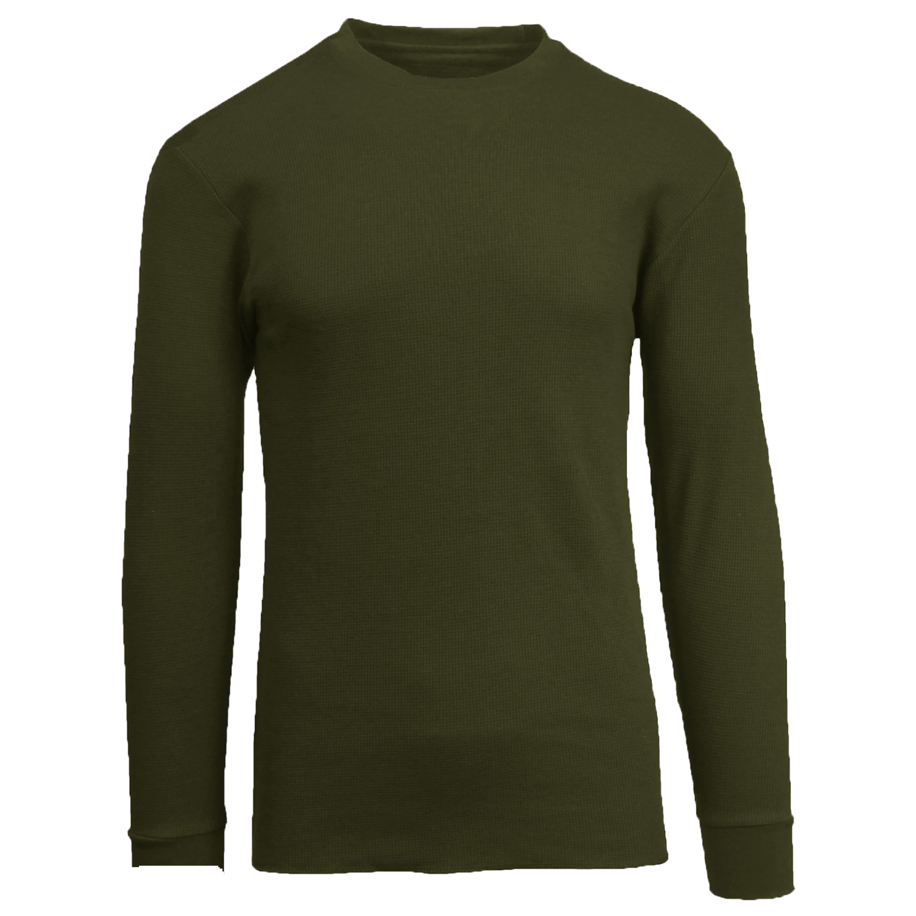 3Pk Asst Mens Waffle-Knit Thermal Shirts - Gallery 14
