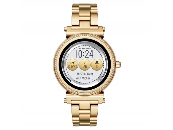 mk smartwatch sofie gold