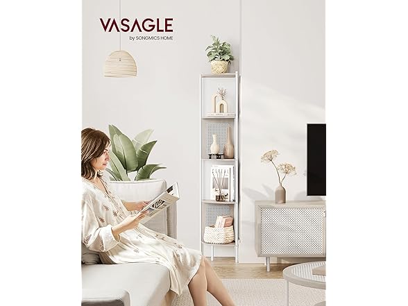VASAGLE 5-Tier Corner Shelf Stand