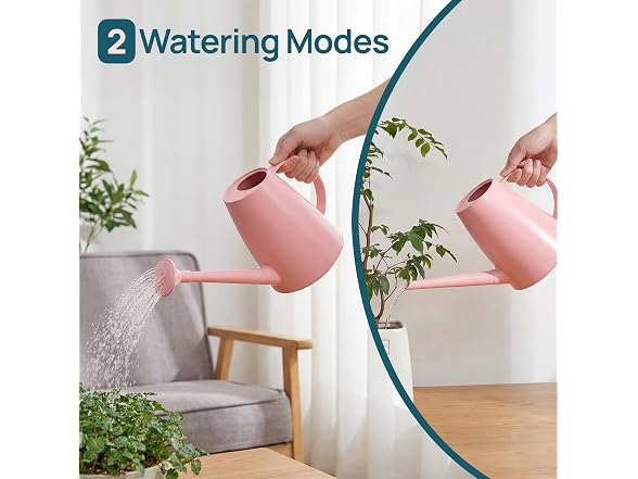 Gardenised Modern 1.8 Liter Plastic Watering Can