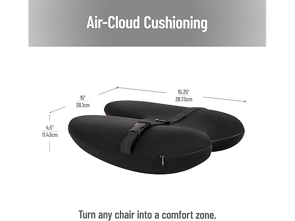 Mind Reader Lumbar Support Pillow