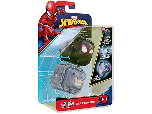Battle Cubes Spider-Man, Miles Morales VS Rhino