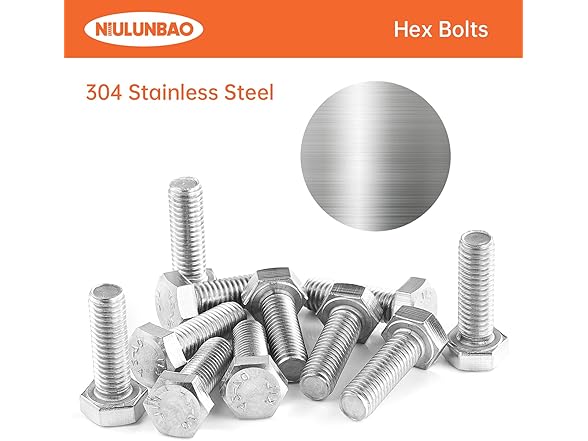 M8-1.25 x 50mm Heavy Duty Hexagon Bolts Hex Head Screws