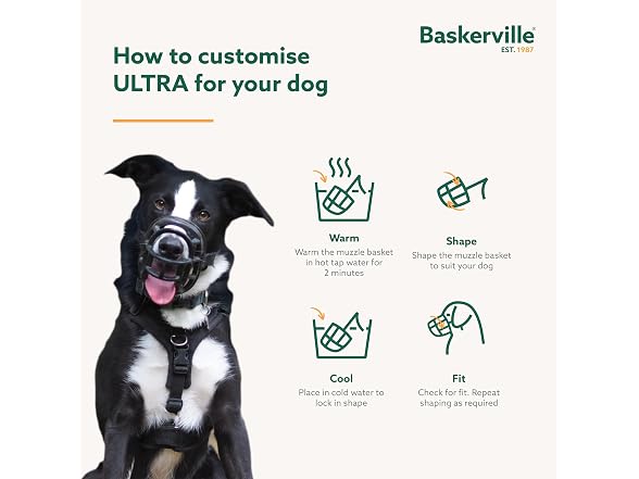 Baskerville ULTRA Dog Muzzle | Size 5