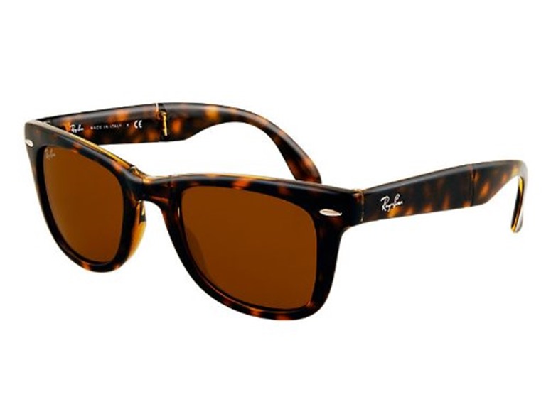 Ray-Ban RB4105 Folding Wayfarer Square Sunglasses - Gallery 3