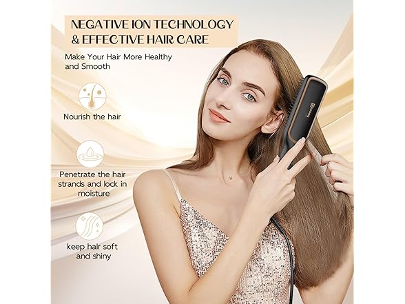Nicebay Hair Straightener Brush
