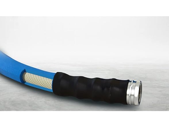 RMX BluSeal BluSeal Hot/Cold Water Rubber Garden Hose, 100%