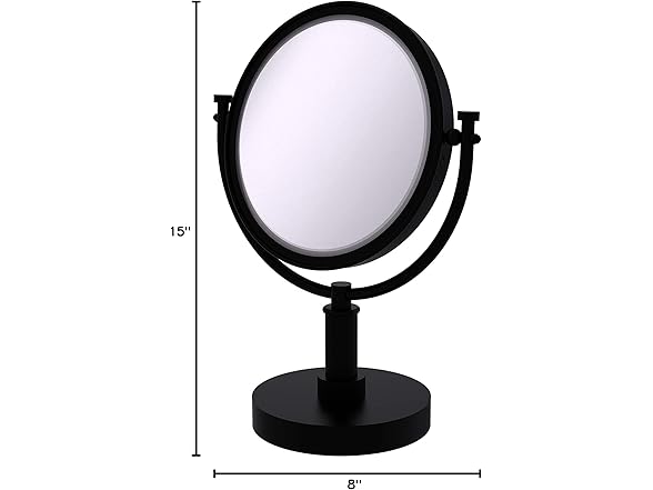 Allied Brass 8" Table Mirror 2X Mag
