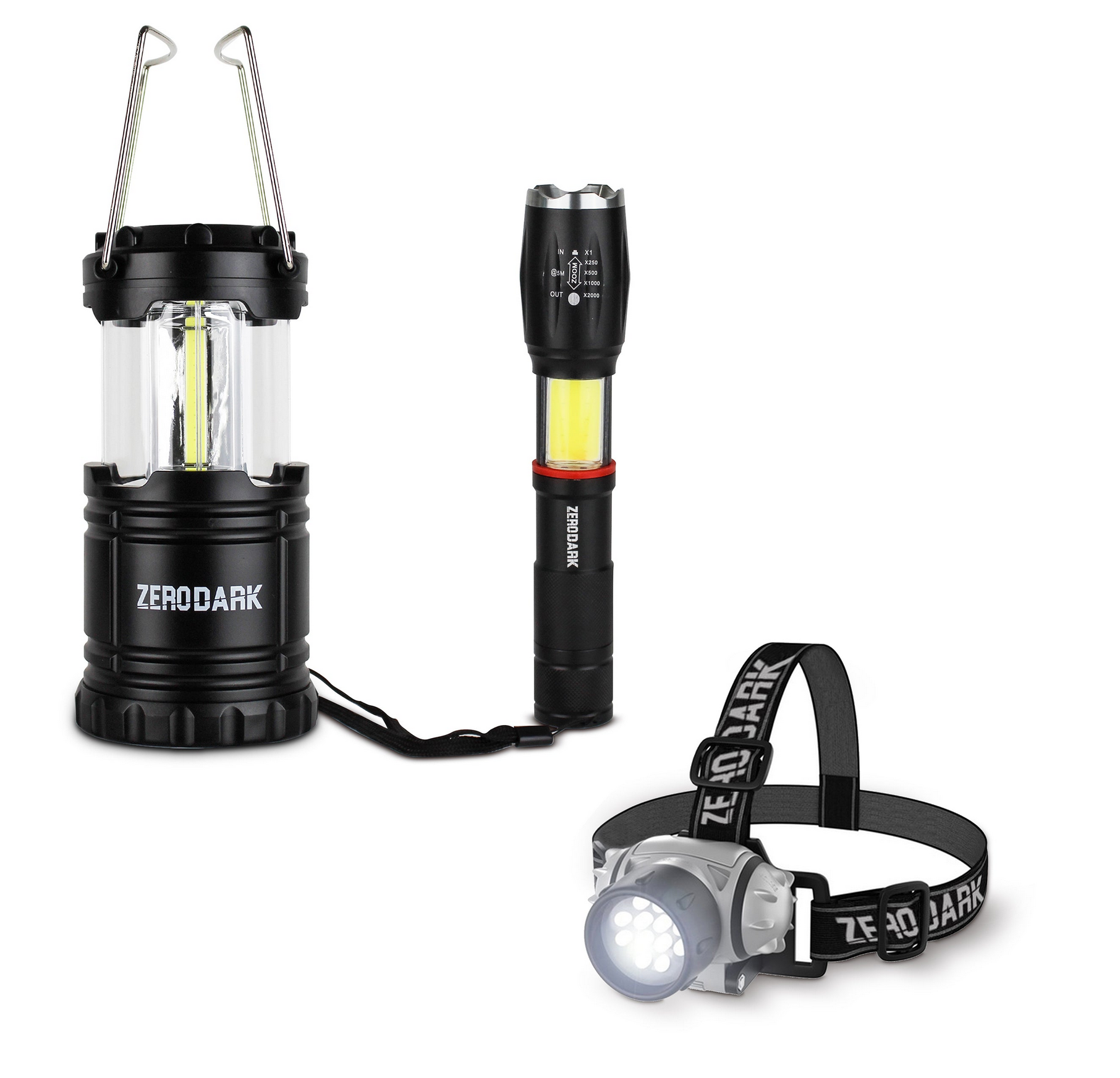 Aduro 3 Pc Tactical Lighting Set with Flashlight - Gallery 6