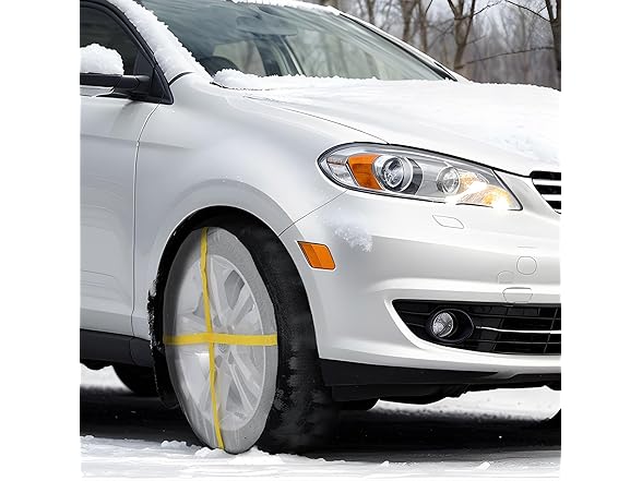 VEVOR Thickened Snow Socks for Tires, Full Coverage