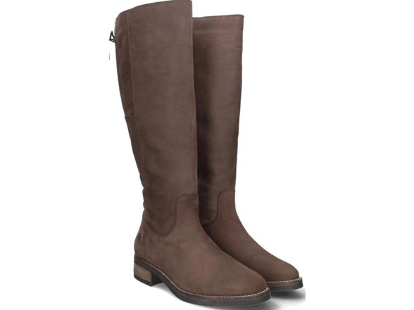 Nubuck Leather Knee High Boots