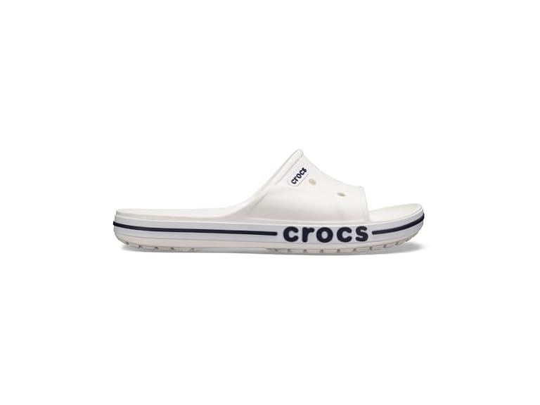 Crocs Bayaband Unisex Slide White/Navy Size M12