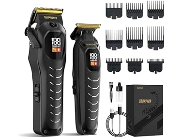 $24.99, Was $41.25, 39% Off! Cordless Hair Clippers LED Display Black dealfomo