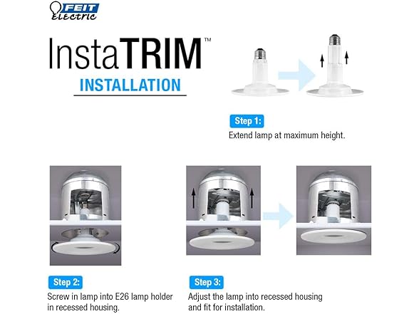 Feit Electric 4" Adjustable Recessed Downlight, 2 PK