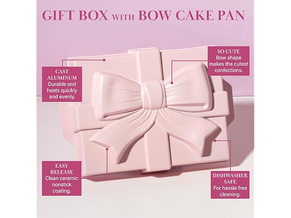 Paris Hilton Gift Box with Bow Cake Pan